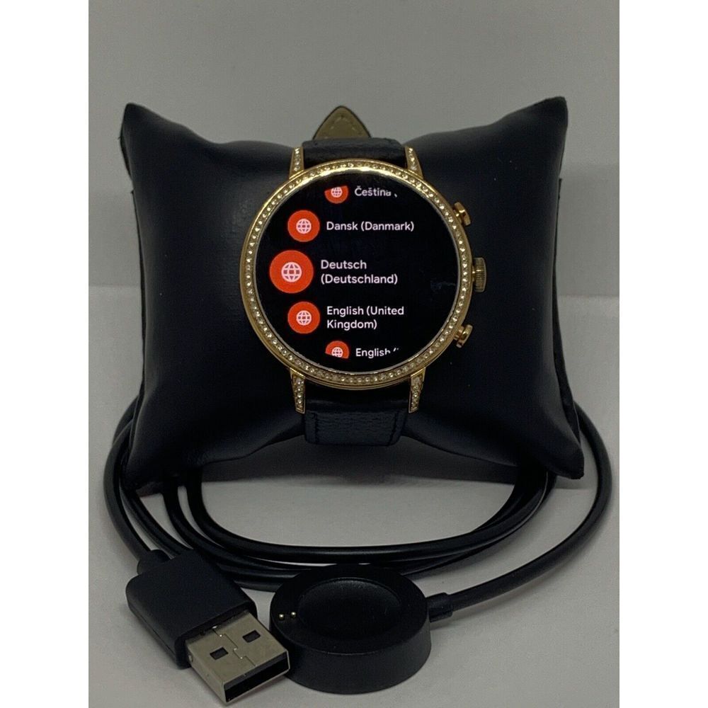 Fossil Gen 4 Authentic Digital Dial Smart Watch Custom Band FTW6011 QT503